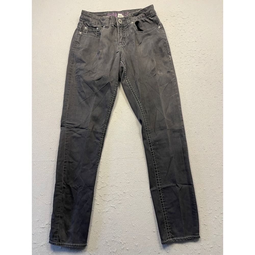 Hydraulic Jeans Cotton Blend Black Faded Size 6 W28 Womens